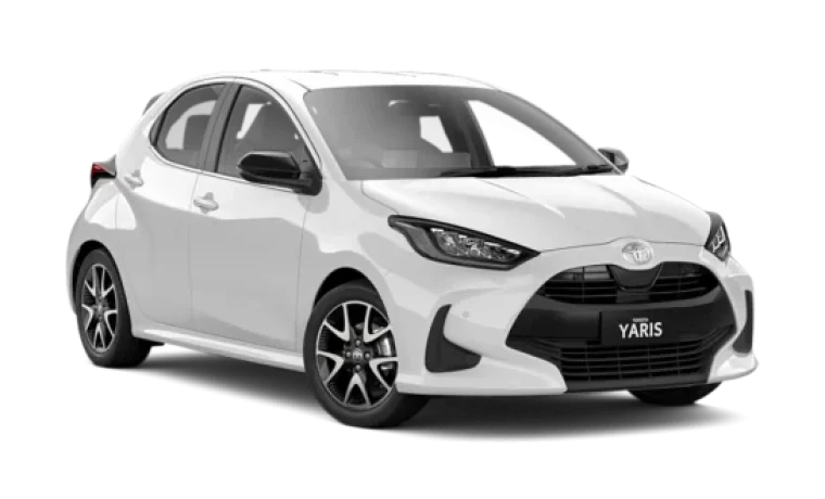 TOYOTA YARIS HYBRID WHITE