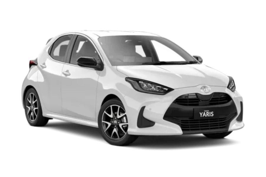 TOYOTA YARIS HYBRID WHITE